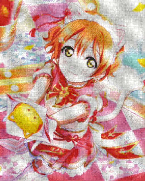 Love Live Anime Rin Hoshizora Diamond Painting