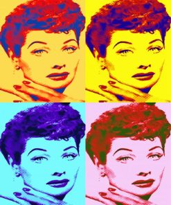 Lucy Pop Art Warhol Art Diamond Painting