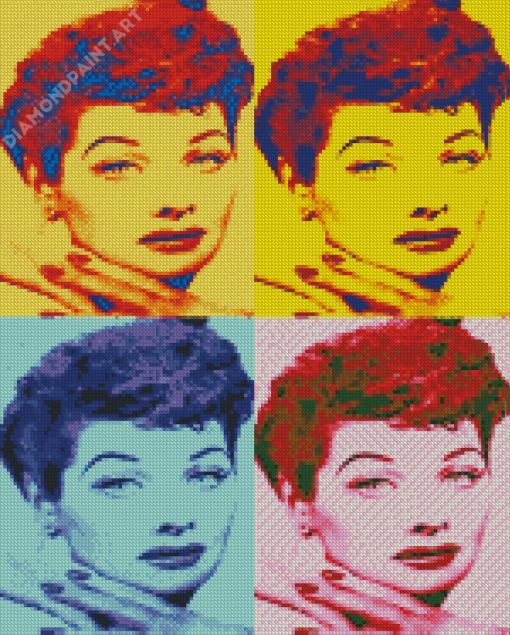 Lucy Pop Art Warhol Art Diamond Painting