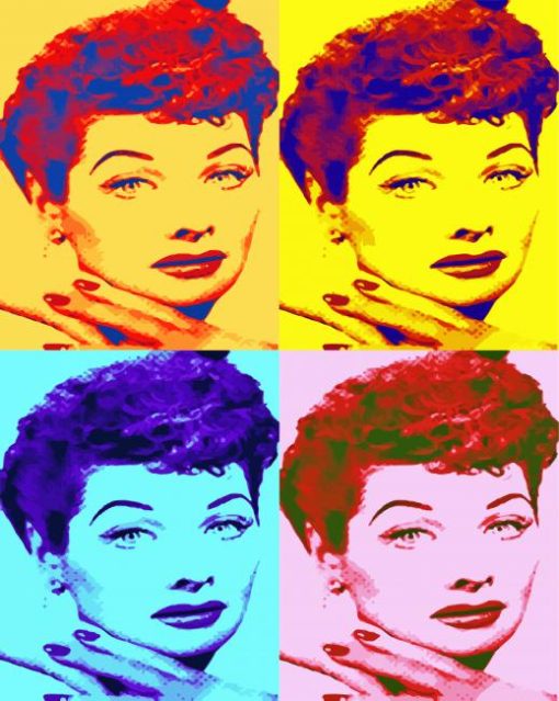 Lucy Pop Art Warhol Art Diamond Painting