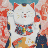 Maneki Neko Diamond Painting