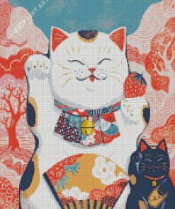 Maneki Neko Diamond Painting