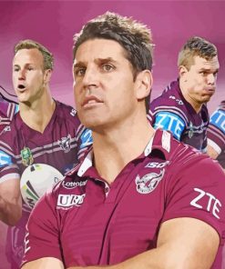 Manly Warringah Sea Eagles Rugby Team Diamond Painting