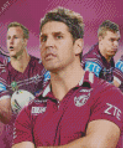 Manly Warringah Sea Eagles Rugby Team Diamond Painting