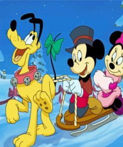 Mickey Mouse Christmas Diamond Painting