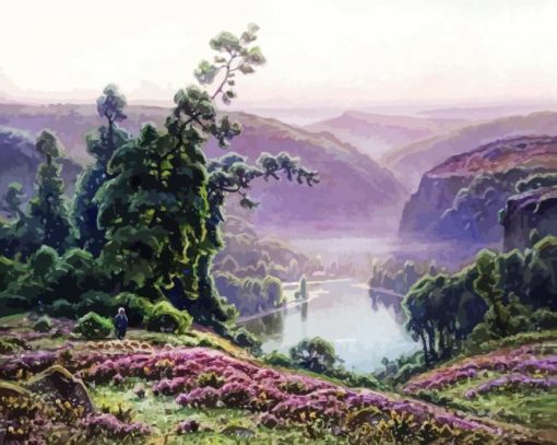 Misty Morning By William Didier Pouget Diamond Painting