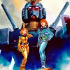 Mobile Suit Gundam Vintage Anime Characters Diamond Painting