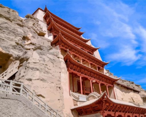 Mogao Caves In Dunhuang China Diamond Painting