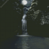 Moonlight Waterfall Diamond Paintings