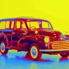 Morris Minor Traveller Pop Art Diamond Painting