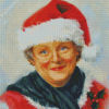 Mrs Claus Portrait Art Diamond Painting