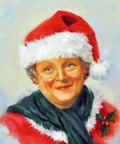 Mrs Claus Portrait Art Diamond Painting