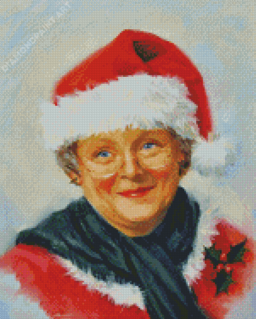 Mrs Claus Portrait Art Diamond Painting