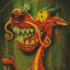 Mushu Character Art Diamond Painting