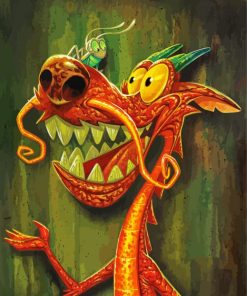 Mushu Character Art Diamond Painting