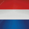 Netherlands Flag Diamond Painting