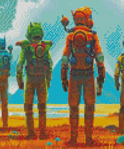 No Mans Sky Characters Diamond Painting