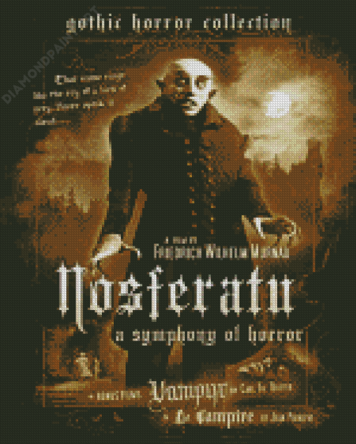 Nosferatu Movie Poster Diamond Painting