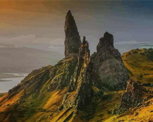 Old Man Of Storr Diamond Painting