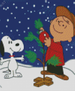 Peanuts Christmas Diamond Painting