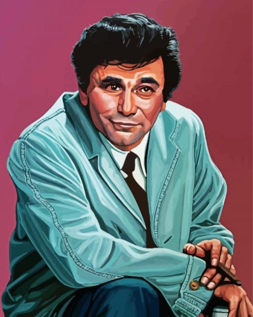 Peter Falk Columbo Art Diamond Painting