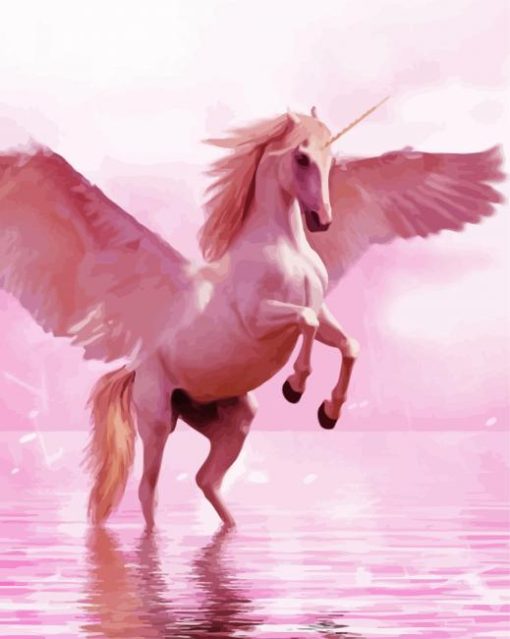 Pink Horse Diamond Paintings