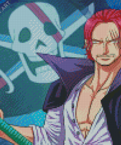 Pirate Shanks One Piece Anime Diamond Painting