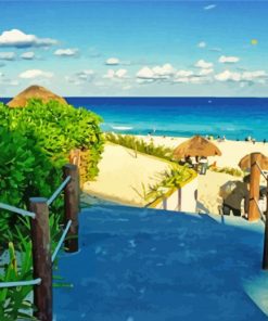 Quintana Roo Beach Diamond Painting