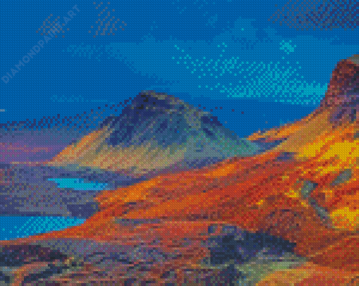 Quiraing Scotland Landscape Diamond Painting