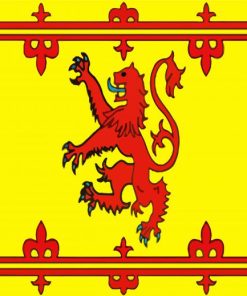 Rampant Lion Scotland Diamond Painting