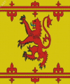 Rampant Lion Scotland Diamond Painting