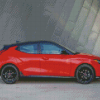 Red Hyundai Veloster Diamond Painting