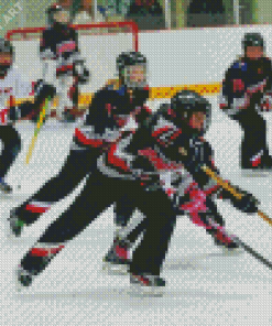 Ringette Players Diamond Painting