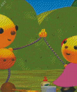 Rolie Polie Olie Characters Diamond Painting