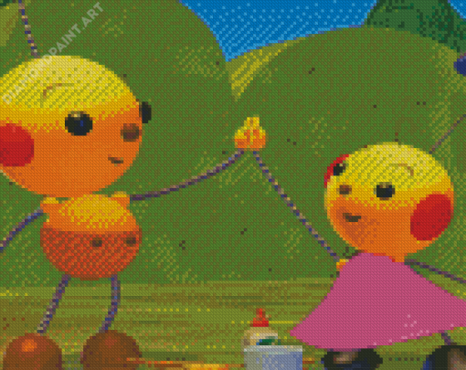 Rolie Polie Olie Characters Diamond Painting