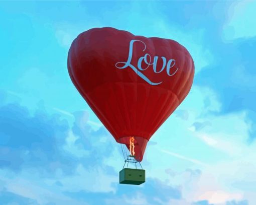 Romantic Hot Air Balloon Diamond Painting