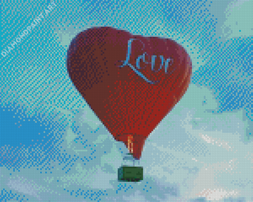 Romantic Hot Air Balloon Diamond Painting