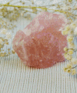 Rose Quartz Crystal Diamond Paintings