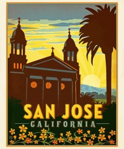 San Jose California Poster Diamond Painting