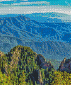 Sandia Mountains Landscape Diamond Paintings