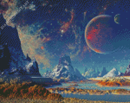 Sci Fi Landscape Diamond Painting