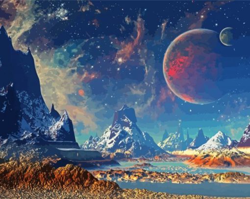 Sci Fi Landscape Diamond Painting