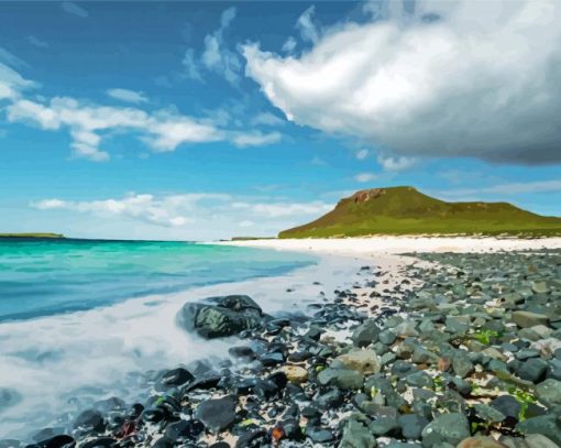 Scotland Coral Beach Diamond Painting