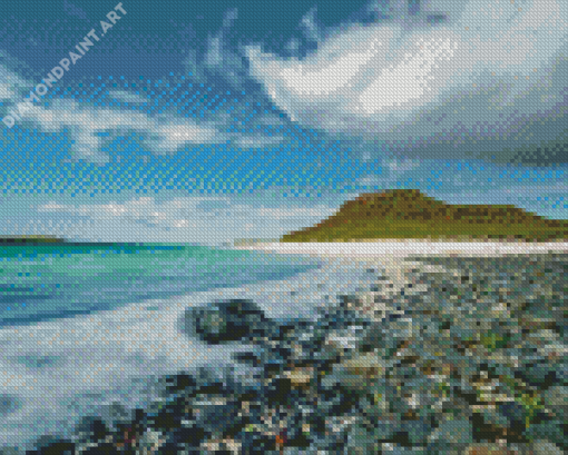 Scotland Coral Beach Diamond Painting