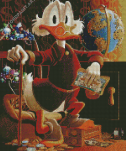 Scrooge Mcduck Animation Diamond Painting