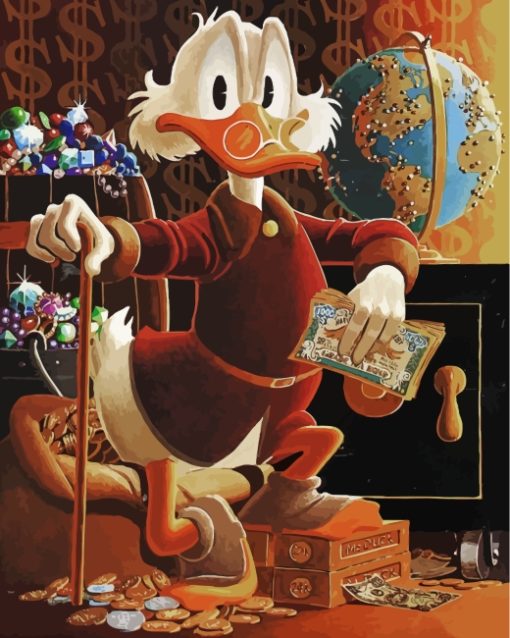 Scrooge Mcduck Animation Diamond Painting