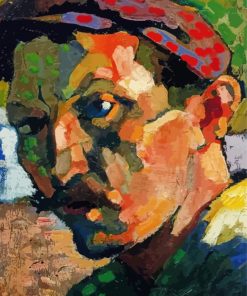 Self Portrait With A Cap By Andre Derain Diamond Painting