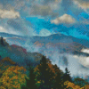 Smoky Mountain National Park Landscape Diamond Painting