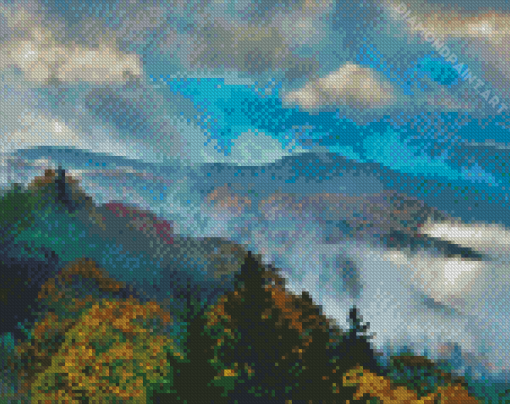 Smoky Mountain National Park Landscape Diamond Painting