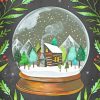 Snow Globe Art Diamond Paintings